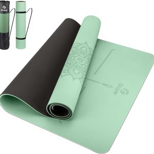 Non Slip Extra Wide Yoga Mat with Alignment Mark