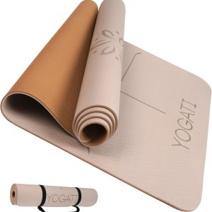 YOGATI® Yoga Mat with Strap